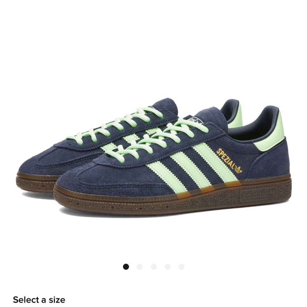 NEW ADIDAS HANDBALL SPEZIAL legend ink, green spark and gum
